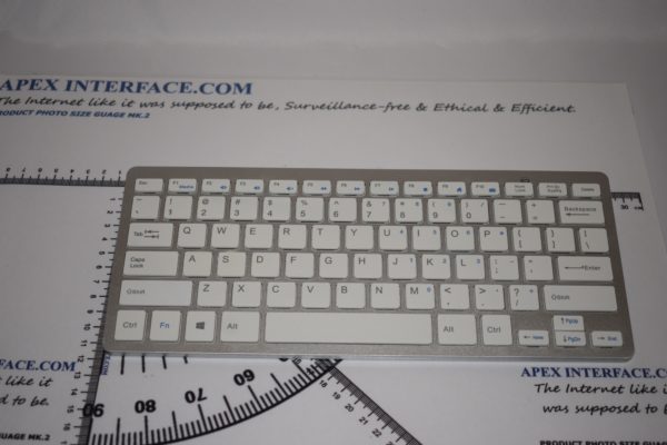 JETech 2.4G Wireless Keyboard White/Silver