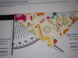 Dog Collar Bandana - African Savanna Animals - L+