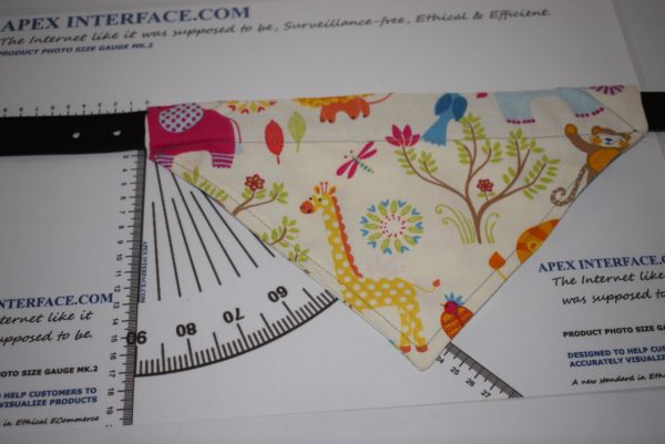 Dog Collar Bandana - African Savanna Animals - L+