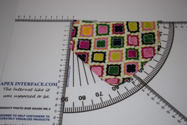 Dog Collar Bandana - Squares - XS - Image 2