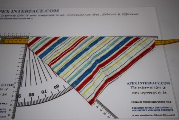 Dog Collar Bandana - Stripey - L