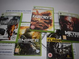 FPS Game Bundle XB0X 360