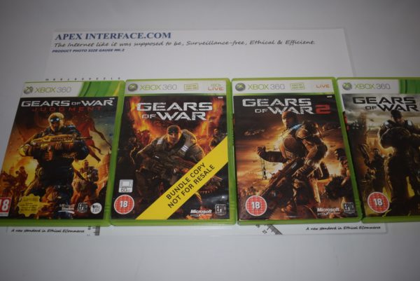 All Gears of War xbox 360