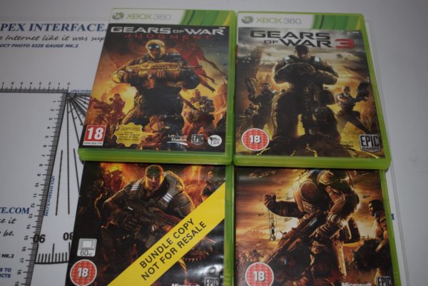 All Gears of War xbox 360 disks