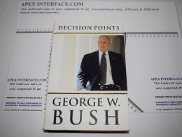 George Bush autobiography Decision Points front cover book