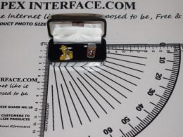 Homer Simpson Duff Cuff Links in EWM™ metal case