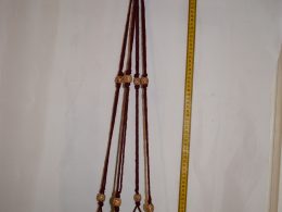 Macrame Plant Pot Hanger burgundy