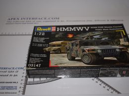 Revell HMMWV Humvee Ambulance + Tow (2) 1:72