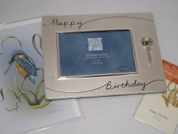 Silver Plated 18th Birthday Frame w Gifts
