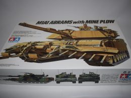 Tamiya M1A1 Abrams with Mine Plow 1:35
