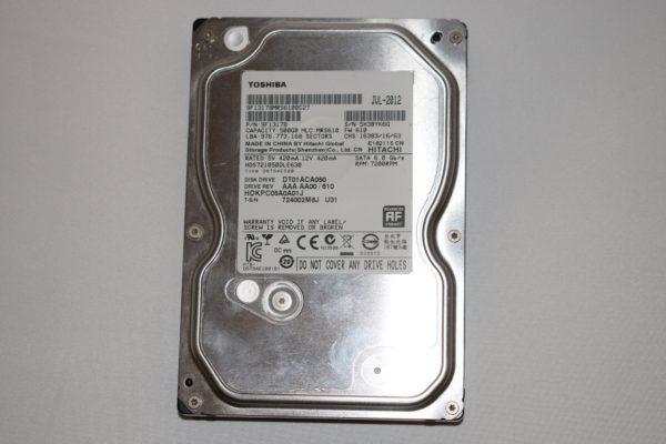 Toshiba 500GB HDD - Image 2