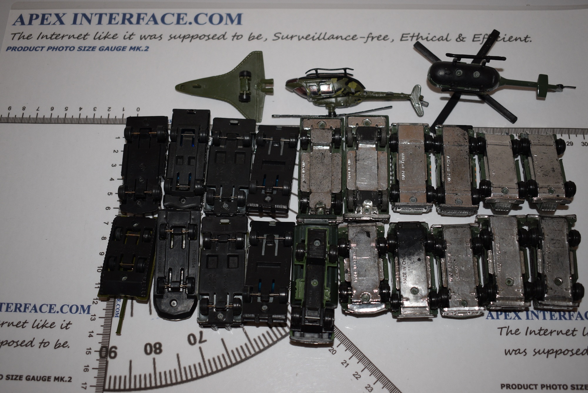 3 Sets of Military & Police S.W.A.T. Diecast Vehicles