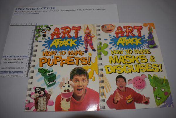Art Attack books How to make masks, Puppets, Disguises