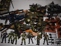 Military Playset Toy Helicopters Tank
