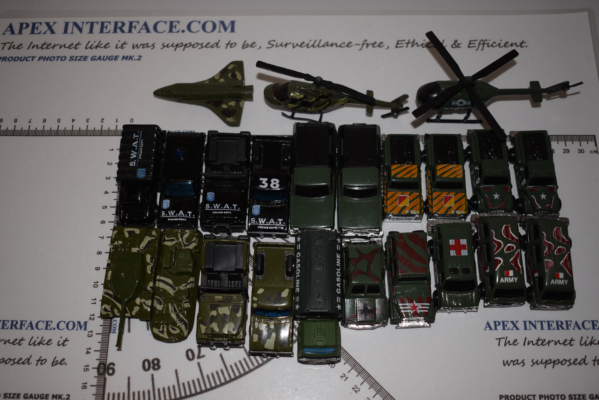 Sets of Military & Police Vehicles