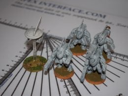 XV25 Stealth Battlesuits x4, Marker Drone x1, Tau Empire, 40K