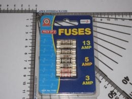 13amp Fuses 5 amp fuses 3 amp fuses set