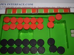 Backgammon counters