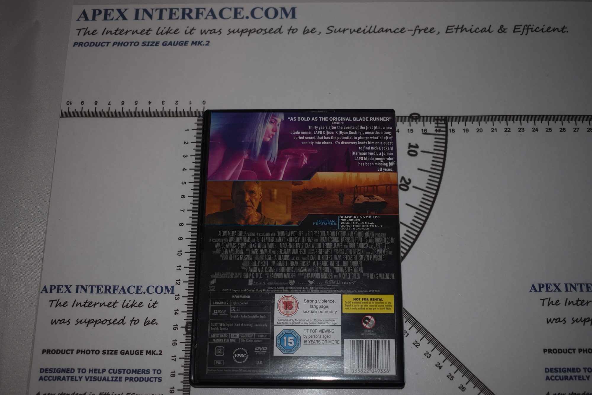 Blade Runner 2049 - Harrison Ford, Ryan Gosling, ActionSci-fi Film, 2017.