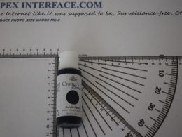Crafters Choice Black Acrylic Paint