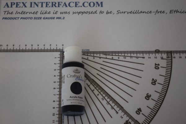 Crafters Choice Black Acrylic Paint