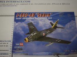 Hobbyboss - F-86F-40 Sabre Jet Fighter Model Kit 172