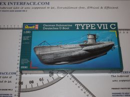 Revell - German Submarine, Deutsches U-Boot Type VIIC 1350
