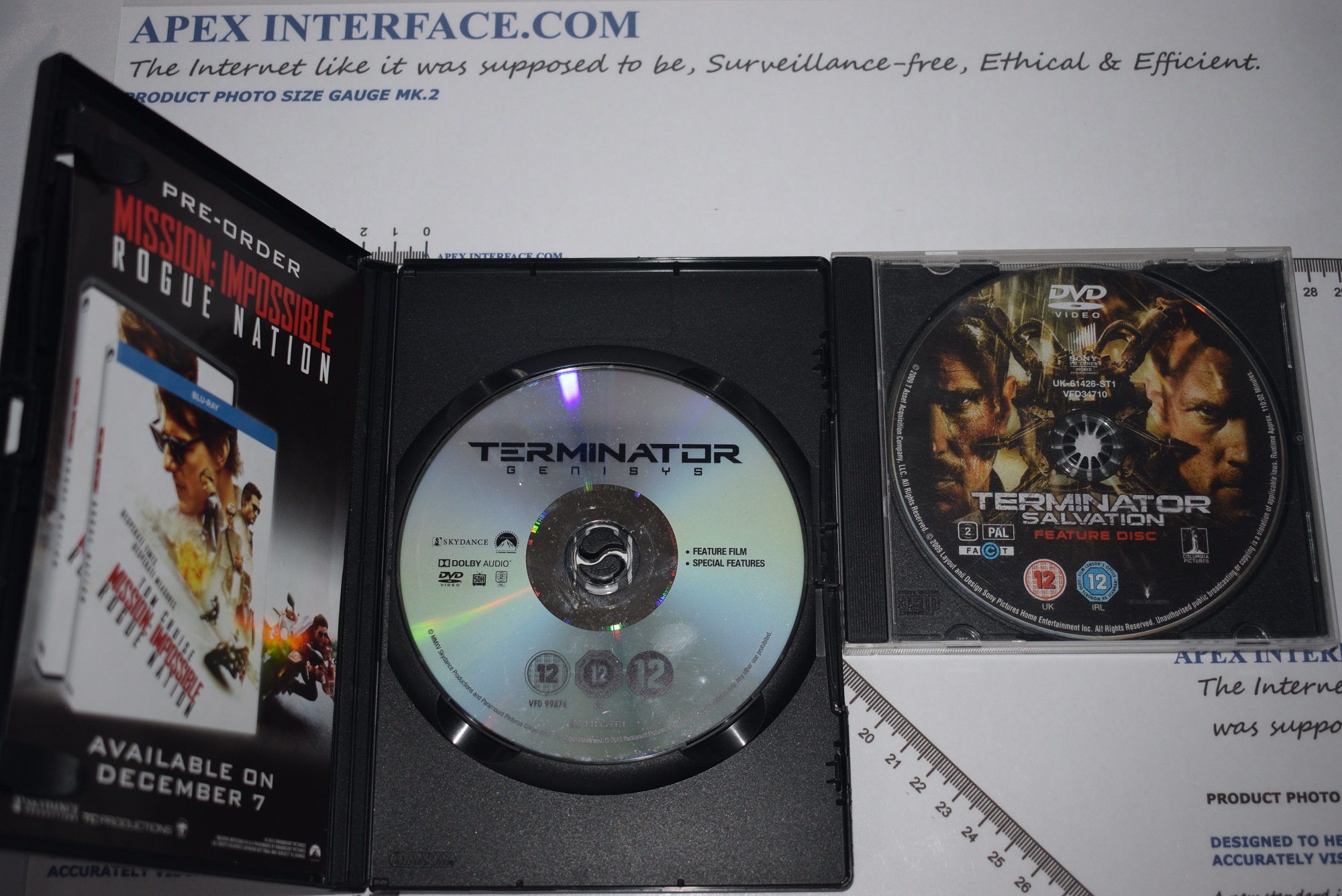 Terminator Film DVDs
