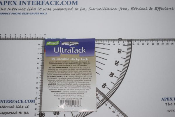 Ultra Tack, white blue tack