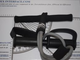 Body Sculpture Elastic Rubber Abdominal Rowing Exercise Tool