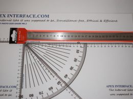 Steel Rule Blackspur 12 Inch 30cm Steel Ruler Dual Markings