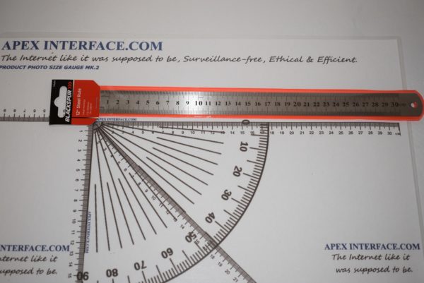 Steel Rule Blackspur 12 Inch 30cm Steel Ruler Dual Markings