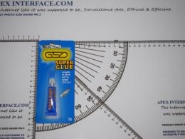 Super Glue - 3g Cyanoacrylate in Metal Tube, Plastic