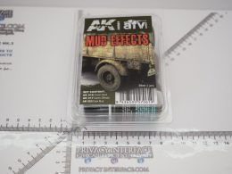 AK Interactive - Mud Effects Set - Enamel Model Weathering - 35ml x3