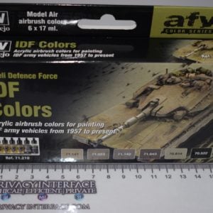 Vallejo Acrylic - IDF Colours - Israeli Defence Force paint set
