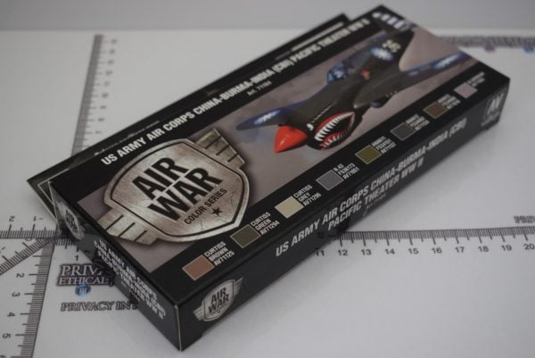 Vallejo Acrylic Paint Set - Air War Colour Series - US Army Air Corps China-Burma-India (CBI) Pacific Theater WWII