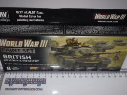 Vallejo - WW3 British Armour & Infantry Paint Set