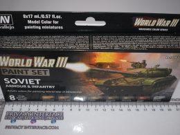 Vallejo - WW3 Soviet Russian Armour & Infantry Paint Set - 8x17ml