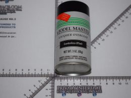 Model Master - Modelling Lacquer Overcoat Spray - Lusterless Clear Flat - 85ml No.1960