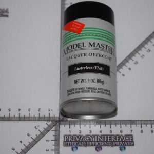 Model Master - Modelling Lacquer Overcoat Spray - Lusterless Clear Flat - 85ml No.1960