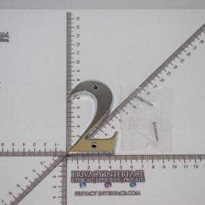 Metal Door Numbering & Lettering - Chrome Number 2