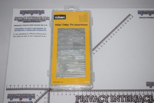 Rolson Tools Cotter Pin Assortment Boxed - 500pc