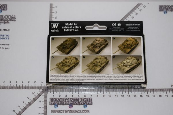 Vallejo US Modern Desert Airbrush Paint Set
