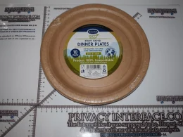 Eco Friendly Kraft Paper Dinner Plates