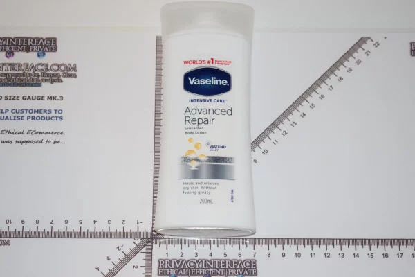 Vaseline Intensive Care Unscented Body Lotion