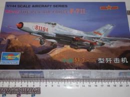 PLAAF F 7 Mig Fighter 1 144 plastic scale model kit
