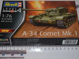 Revell A-34 Comet Tank Mk.1 1 76 scale