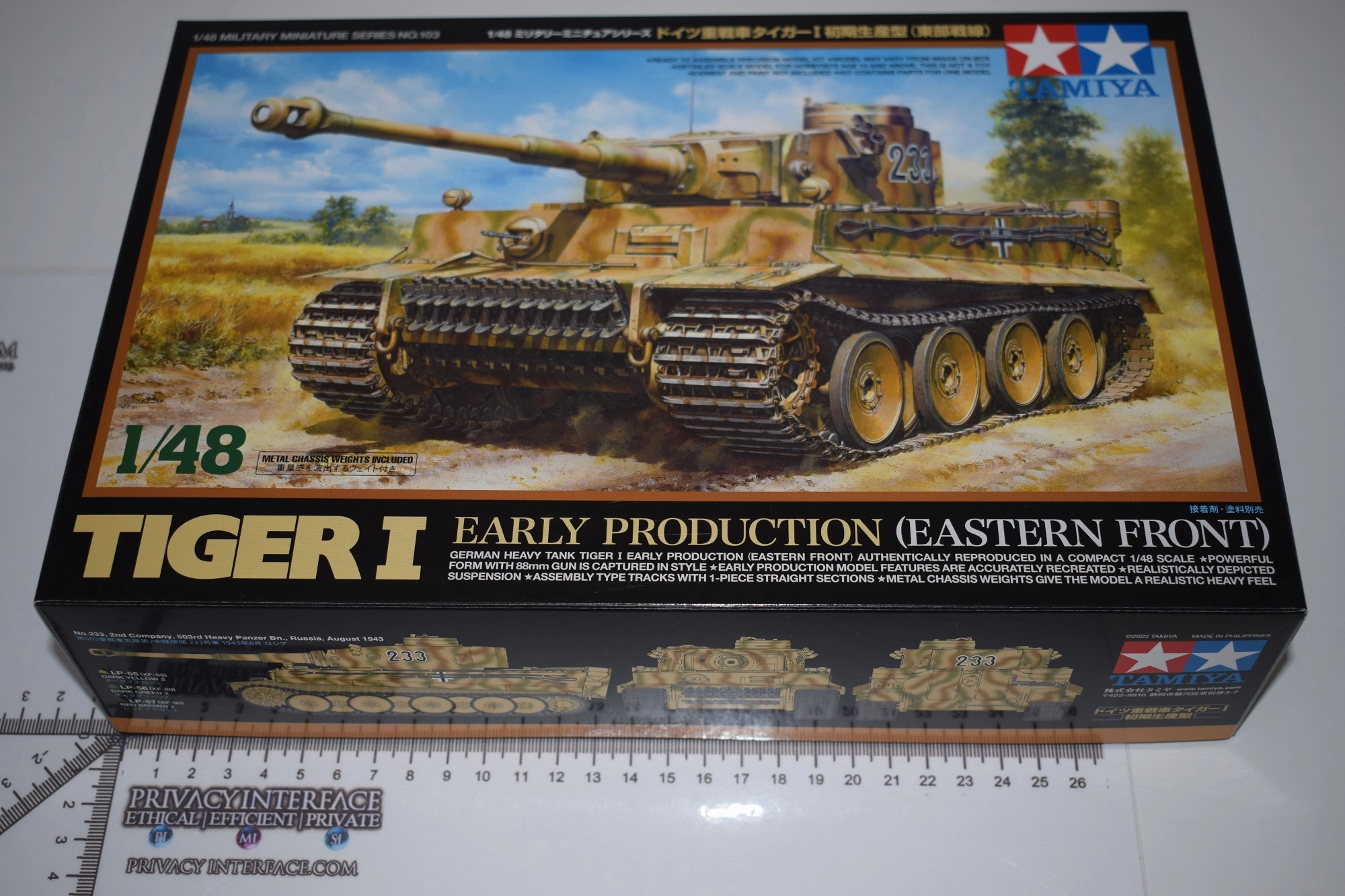 Tamiya 1 48th Scale Tiger Model Kit