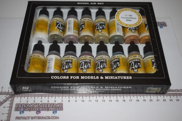 Vallejo airbrush set Allied armour