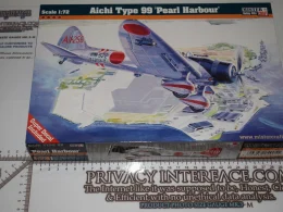 Aichi Type 99 Pearl Harbour Japanese Plane model kit